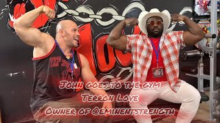 John goes to the gym  Episode 3  Terron Love owner of Eminent Strength Gym in St Louis MO [upl. by Werna]