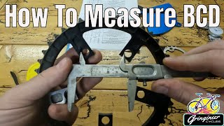 How To Measure Chainring BCD AKA Bolt Circle Diameter [upl. by Roehm124]