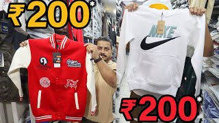 Jacket ₹200 से Factory Windcheater Lower Tracksuit Pullover  Ludhiana Wholesale Market [upl. by Naujaj]