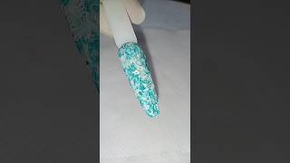 easy stamp nail art trick💖 stamps nailart artisticnailsbyamu [upl. by Ludie]