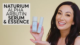 NATURIUM Alpha Arbutin Essence amp Serum to Brighten Your Skin [upl. by Derward]