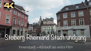 Stolberg Stadtrundgang Film Innenstadt Viele alte schöne Häuser Historische Altstadt Kaiserplatz [upl. by Soinotna780]