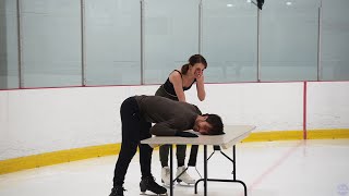 Gabriella Papadakis amp Guillaume Cizeron choreograph show routines for Fantasy on Ice 2023 Part 1 [upl. by Northey]