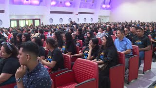 Jóvenes cristianos evangélicos participan en congreso de fortalecimiento espiritual [upl. by Rasec]