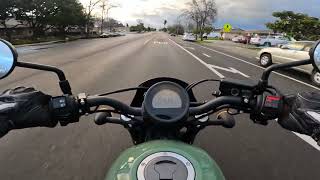 2022 Honda rebel 500  ride around my neighborhood [upl. by Ralyks938]