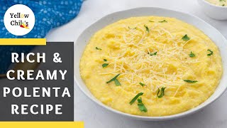 Creamy Polenta Recipe A Rich and Comforting Italian Classic [upl. by Etnod]