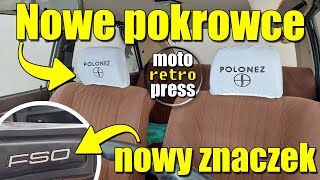 Nowe pokrowce na zagłówki nowy znaczek FSO nowe dywaniki  Polonez Borewicz  książki za darmo [upl. by Sanoy]