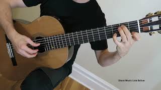 Andantino Op50 No1 by Giuliani  Easy Classical Guitar [upl. by Orabla355]