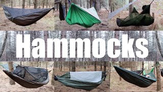 Camping Hammocks  My Top Choices The Hammocks I Use for Canoe Trips Hiking and Bikepacking Trips [upl. by Eilsil]