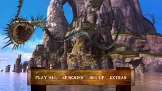 Dragons Riders of Berk  Part I amp Part II DVD Menu [upl. by Tterag]