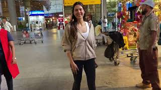 SONAM BAJWA SPOTTED AT AIRPORT ARRIVAL [upl. by Sawyer]