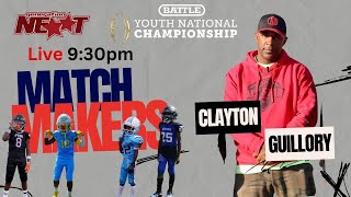 MATCH MAKERS CLAYTON GUILLORY STOPS BY TO TALK YOUTH FOOTALL  AND MORE [upl. by Enalda751]