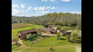 4bed property plus 2 holiday cottages 6 hectares and stables near Monpazier Dordogne [upl. by Baelbeer]