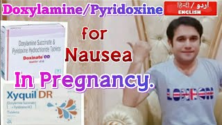 Doxylamine succinate and Pyridoxine tablets Doxinate plus tablet during pregnancy Xyquil dr tablet [upl. by Orren]