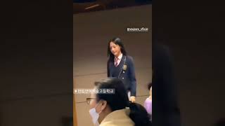 230210 NewJeans MINJI march during HANLIM Graduation Rites  FUNPOPPY [upl. by Ajoop453]