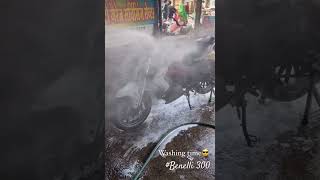 Benelli 300 washing benelli benelli300i bikewashing bikewash vlog shorts trending hayabusa [upl. by Dave896]