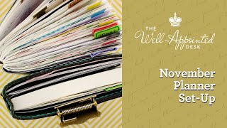 November Planner SetUp amp Ramble [upl. by Steinberg617]