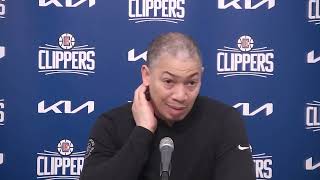 Tyronn LUE PostGame Interview  LA Clippers vs Phoenix Suns [upl. by Joaquin]