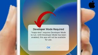 How To Fix Developer Mode Required iOS 17 [upl. by Dnanidref]