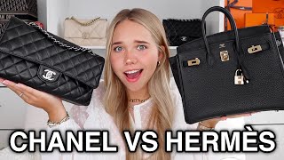 HERMÈS BIRKIN VS CHANEL CLASSIC FLAP  Which one is BETTER or WORTH IT  Price Increases [upl. by Afra]