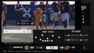 Kennesaw State v UTEP cpu NCAA25 Tru Dynasty Yr 5 [upl. by Janiuszck]