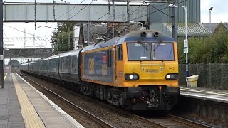 Very rare Caledonian Sleeper running during the daytime and my birthday special [upl. by Chiarra]