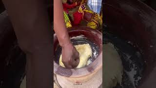 Making Ghanaian traditional fufu with bestiefull video [upl. by Felita]