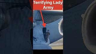 LADY ARMY OFFICER AIR FORCEthe most terrible aircraft [upl. by Nueormahc]