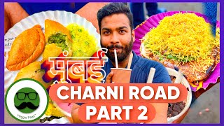 Charni Road Food Tour Mumbai Diamond Market  Veggie Paaji Street Food [upl. by Auqenwahs]