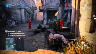 AC Unity La Touches Unique Assassination [upl. by Wash]