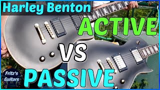 Harley Benton SCCustom ACTIVE vs SCCustom PASSIVE [upl. by Ludovick336]