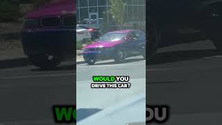 What Do YOU Think of this Purple BMW [upl. by Yemac446]