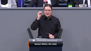 Norbert Müller DIE LINKE Kindergrundsicherung statt Volksgemeinschaftsfamilienpolitik [upl. by Niran108]