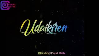 Love whatsapp status video Tamil black Screen unakena uruginen song whatsapp status video Tamil HD [upl. by Folberth]