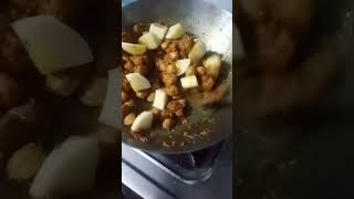 Soyabean ki sabji shortsyoutubeshorts soyachunksrecipe [upl. by Krystal941]