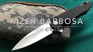 Kizer Barbosa Review  EDC Friendly Willumsen Design [upl. by Siddon]