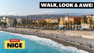 City of Nice France  Attractions and Walking Tour Highlights [upl. by Lunna442]