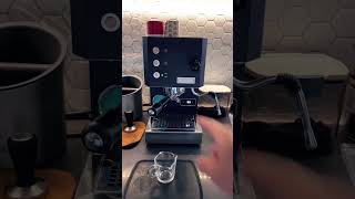 Simple Espresso Workflow In 60 Seconds On Profitec Go [upl. by Ainnos]