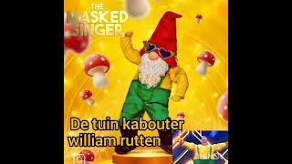 de tuinkabouter  william rutten  the masked singer seizoen 5 [upl. by Aisatnaf769]