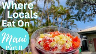 Maui Foods Where Real Locals Eat Pt 2 2024 [upl. by Marlena]