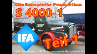 Die komplette Produktion des IFA S40001 in Zwickau 1959  Teil 1 [upl. by Llecram]