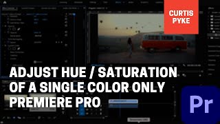 How To Adjust Saturation of a Single Color  Selective Color Correction  Premiere Pro [upl. by Hselin]