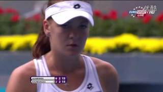 Azarenka VS Radwanska Highlight 2012 SF [upl. by Huntlee372]