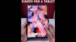 Xiaomi Pad 6 Tablet Overview shorts xiaomipad6 viralvideo [upl. by Aisatsanna3]