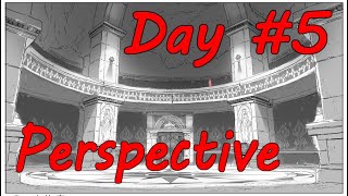 Learning to Draw Mastering Perspective Techniques  Day 5 Progress [upl. by Bremser]