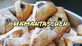 HAMANTASCHEN  leckere Mohntaschen Rezept für Sandteig ca 40 Stück [upl. by Nylorak472]