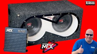 Old School MTX Thunder Bandpass Subwoofer Box  Sold at Circuit City [upl. by Dalis224]