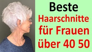 KURZE Haarschnitte 2020 für ältere FRAUEN 40 50 60 plus [upl. by Gina]