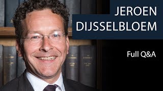 Jeroen Dijsselbloem  Full QampA  Oxford Union [upl. by Palmer]