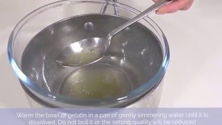 Bake Club presents How to use powdered gelatin [upl. by Nic]